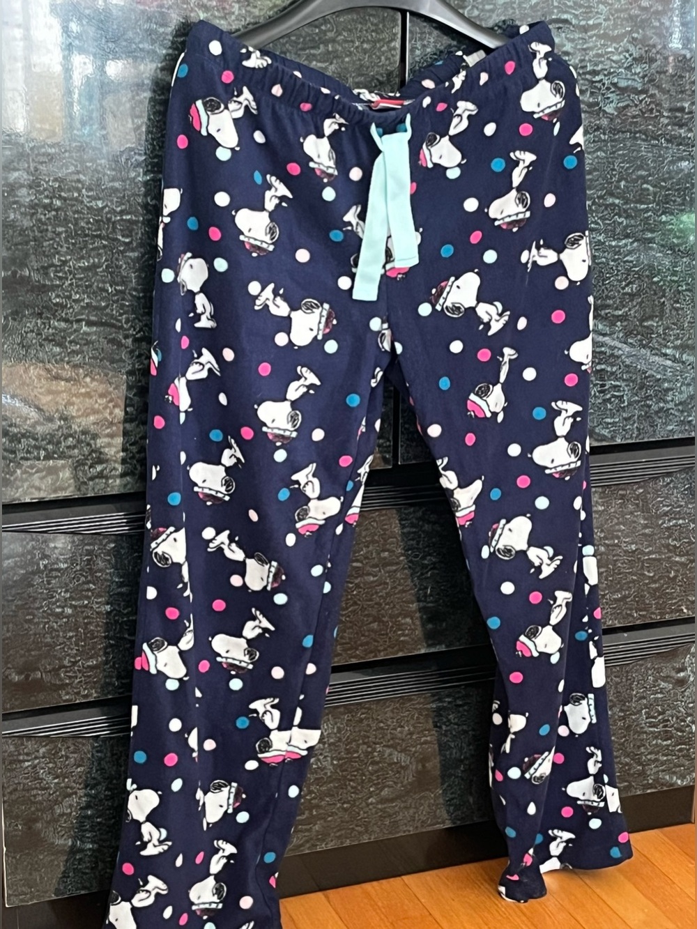 2/25$ Peanuts Snoopy Pyjama Pants in Navy Blue and Multicoloured